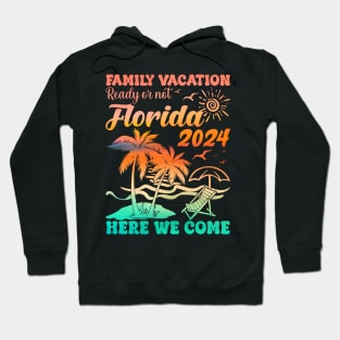 Family Florida Vacation 2024 Summer Vacation Matching Hoodie